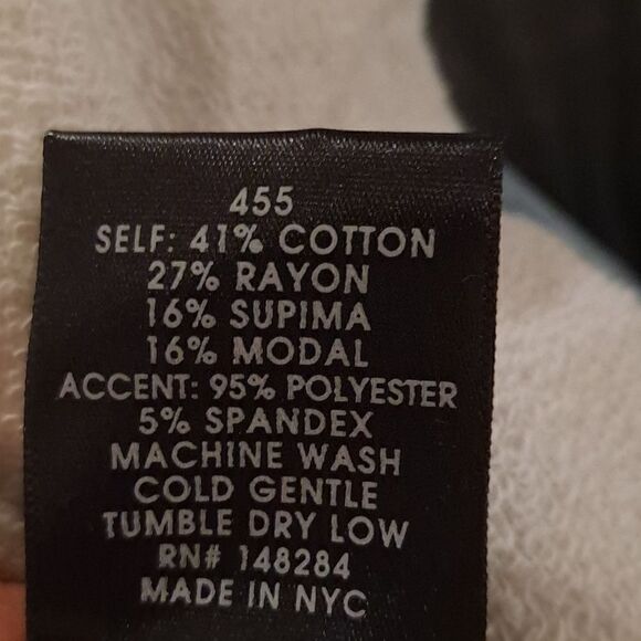 NWT Terez Ash Fishnet French Terry Hooded Vest Small - Picture 6 of 6